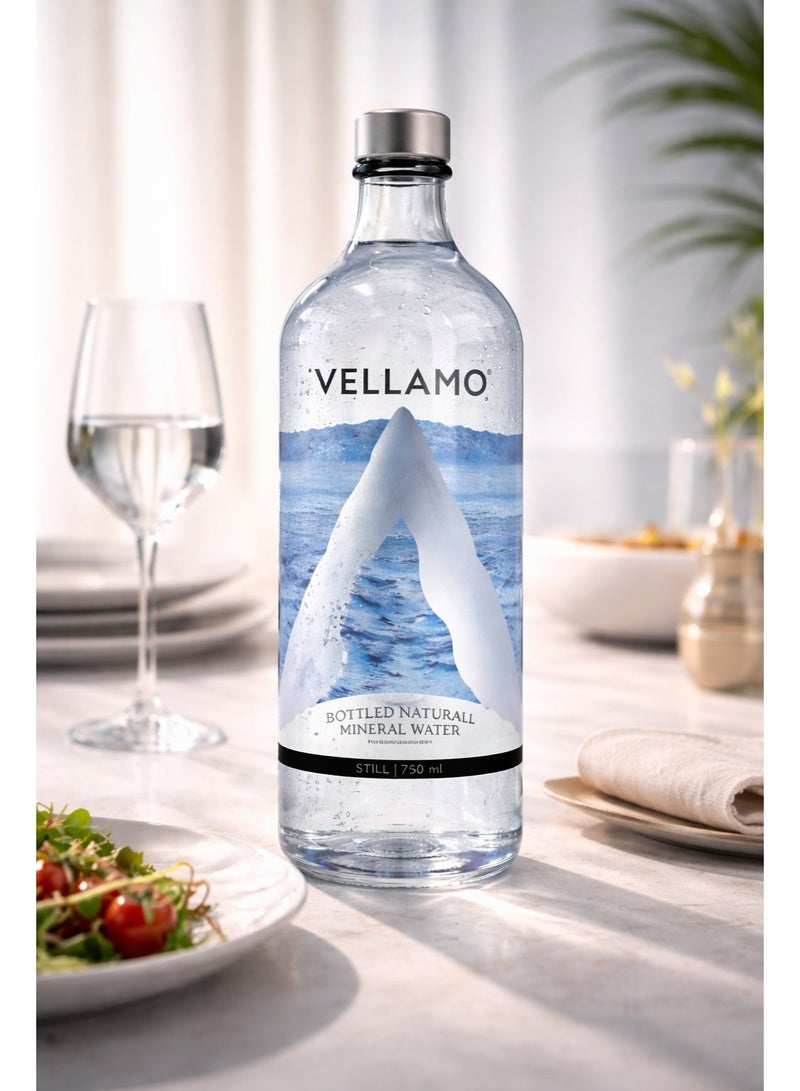 VELLAMO Sparkling Natural Mineral Water – 750 ml Bottle - Image 2